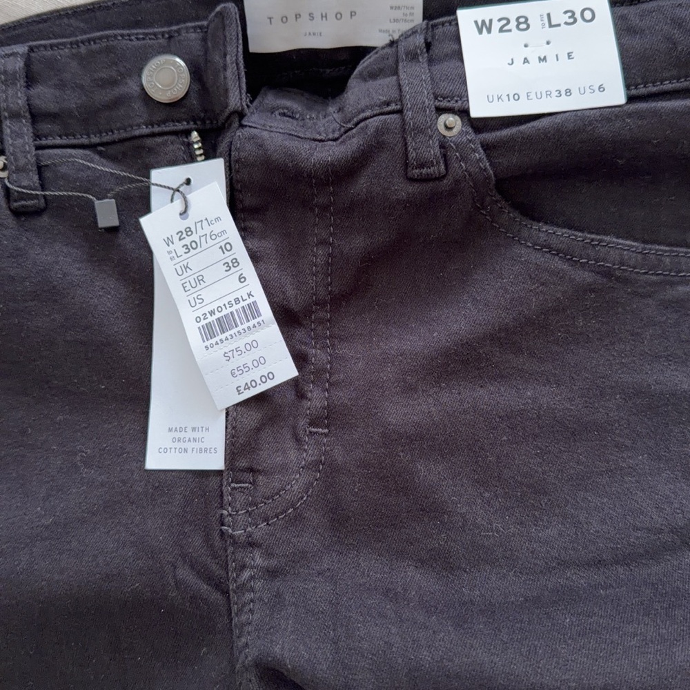 Topshop Jamie Jeans NWT